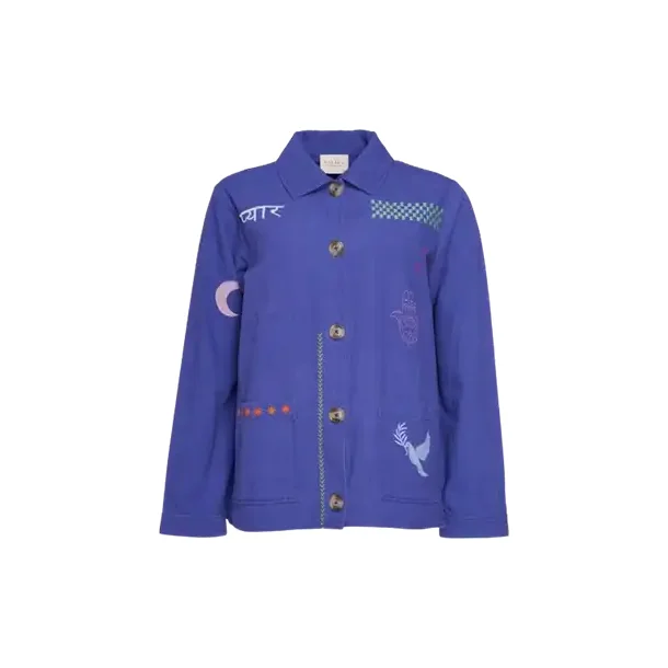 Sissel Edelbo My Organic Cotton Jacket Ultramarine Blue VOKSEN